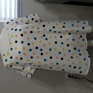 Lane Bryant Polka Dot Top
